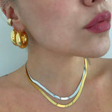 ORECCHINI “ TUBOLAR BIG “ GOLD