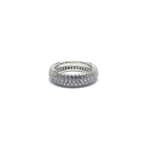 ANELLO “ FASCIA ZIRCONATA ”